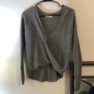 Grey Hollister Sweater